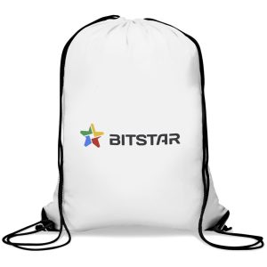 Altitude Symphony 210D Drawstring Bag in Solid White