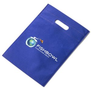 Altitude Bounce Non-Woven Gift Bag in Blue