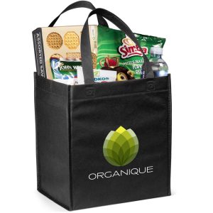 Gala Non-Woven Shopper in Black