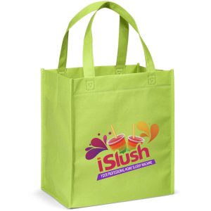 Gala Non-Woven Shopper in Lime