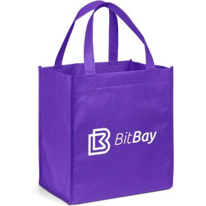 Gala Non-Woven Shopper in Purple