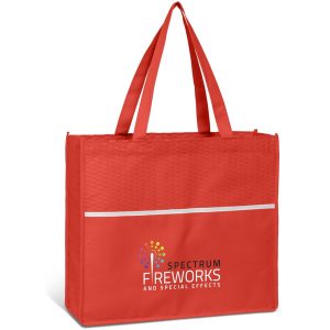 Altitude Brighton Non-Woven Shopper in Red