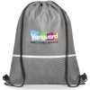 Altitude Brighton Non-Woven Drawstring Bag - Grey