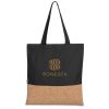 Okiyo Shukaku Cork & Cotton Shopper - Black