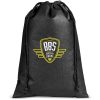 Quando Non-Woven Drawstring Pouch - Black