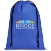 Quando Non-Woven Drawstring Pouch - Blue