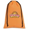 Quando Non-Woven Drawstring Pouch - Orange