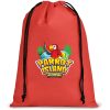Quando Non-Woven Drawstring Pouch - Red