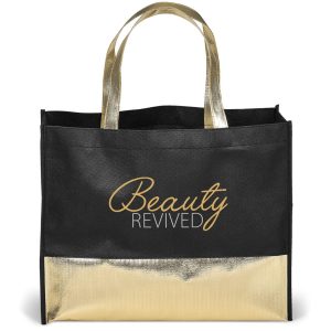 Altitude Burlesque Non-Woven Shopper in Gold