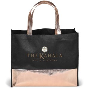 Altitude Burlesque Non-Woven Shopper in Rose Gold