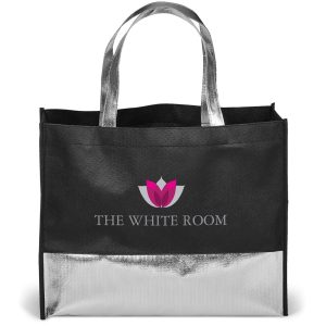 Altitude Burlesque Non-Woven Shopper in Silver