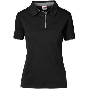 Ladies Delta Golf Shirt in Black