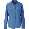 Ladies Long Sleeve Eastwood Denim Shirt - Blue