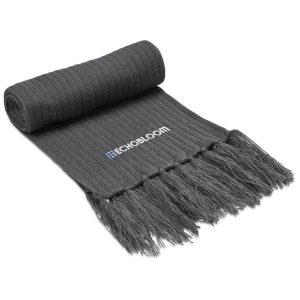 Nebraska Acrylic Scarf in Grey