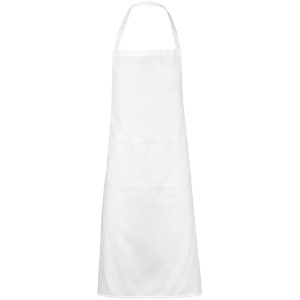 US Basic Unisex  Slater Apron in Solid White