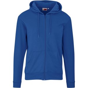 Mens Bravo Hooded Sweater in Blue