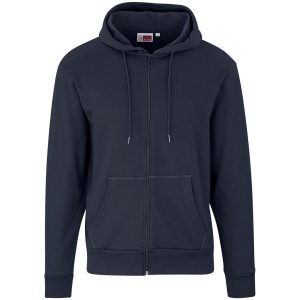 Mens Bravo Hooded Sweater in Navy