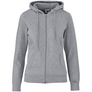 Ladies Bravo Hooded Sweater in Grey