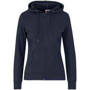 Ladies Bravo Hooded Sweater in Navy