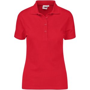 Ladies Cardinal Golf Shirt in Red