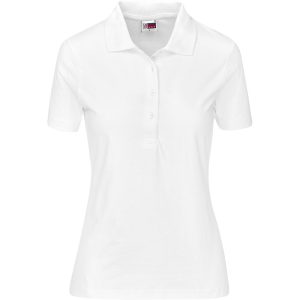 Ladies Cardinal Golf Shirt in White