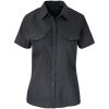 Ladies Short Sleeve Kensington Shirt - Grey