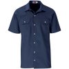 Mens Short Sleeve Wildstone Shirt - Navy