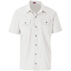 Mens Short Sleeve Wildstone Shirt in White