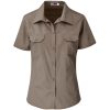 Ladies Short Sleeve Wildstone Shirt - Khaki