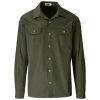 Mens Long Sleeve Wildstone Shirt - Military Green