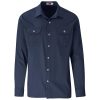 Mens Long Sleeve Wildstone Shirt - Navy