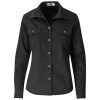 Ladies Long Sleeve Wildstone Shirt - Black