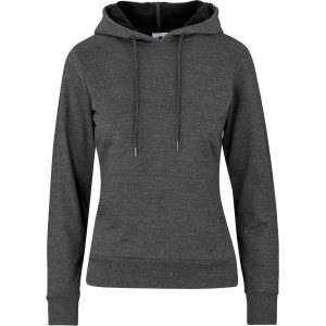 Ladies Omega Hooded Sweater in Charcoal