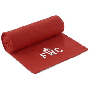 Team Acrylic Scarf in Red