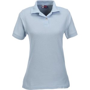 Ladies Boston Golf Shirt in Ocean Blue