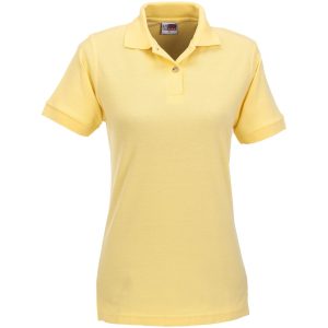 Ladies Boston Golf Shirt in Yellow