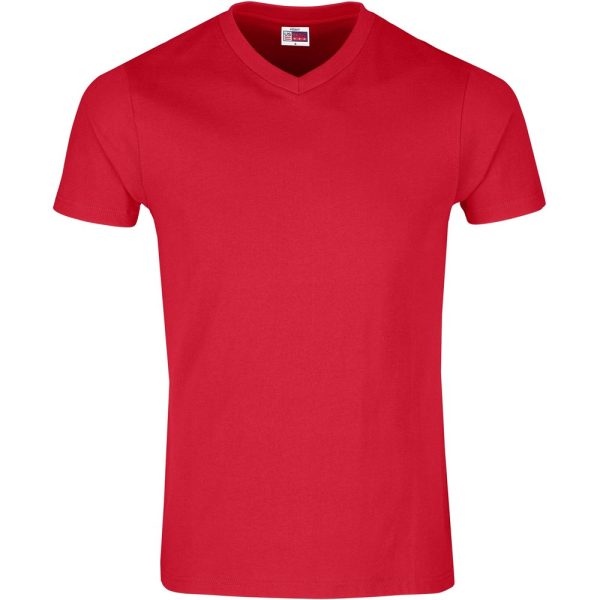 Mens Super Club 165 V-Neck T-Shirt - Red