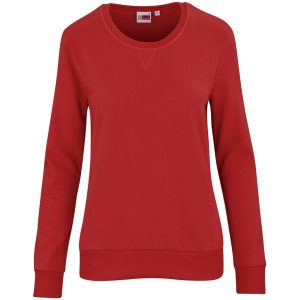 Ladies Stanford Sweater in Red