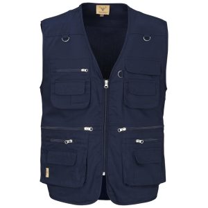 Mens Tugela Sleeveless Jacket in Navy