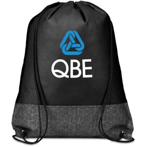 Altitude Andes Non-Woven Drawstring Bag in Black