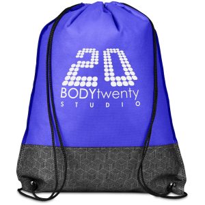 Altitude Andes Non-Woven Drawstring Bag in Blue