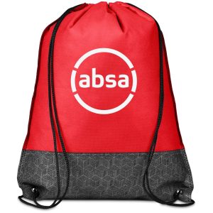 Altitude Andes Non-Woven Drawstring Bag in Red