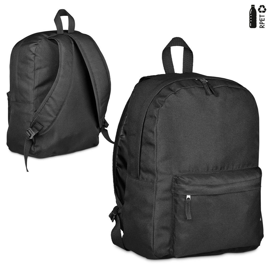 Altitude Econoca Recycled PET Backpack – Black