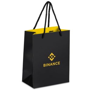 Altitude Finery Mini Paper Gift Bag in Yellow