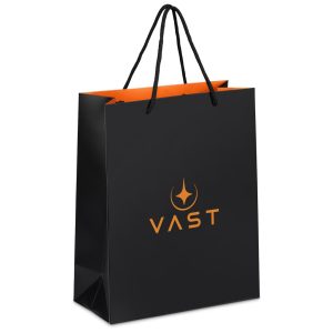 Altitude Finery Midi Paper Gift Bag in Orange