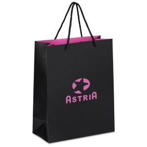 Altitude Finery Midi Paper Gift Bag in Pink