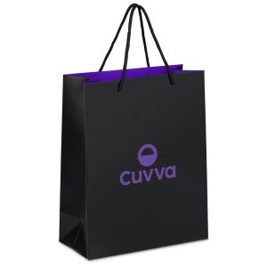 Altitude Finery Midi Paper Gift Bag in Purple