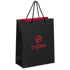 Altitude Finery Midi Paper Gift Bag in Red