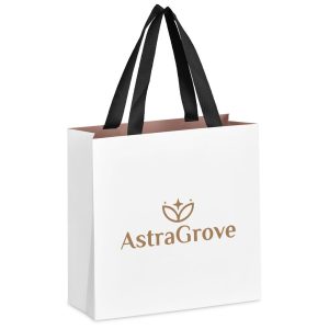 Altitude Galleria Mini Paper Gift Bag in Nude