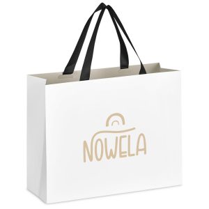 Altitude Galleria Midi Paper Gift Bag in Beige